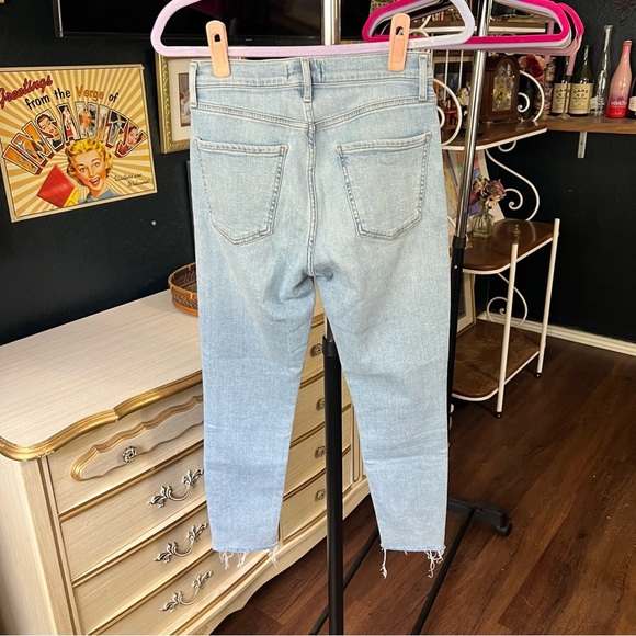 Agolde Sophie Raw Hem High Rise Crop Jeans Size 27 - Picture 7 of 8